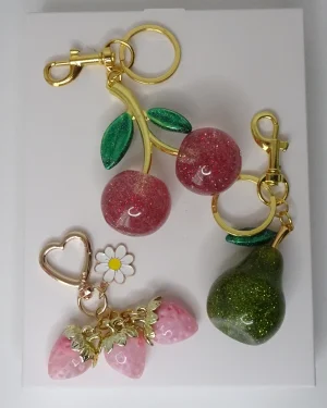 [Pack] Charm Cereza, Frutilla, Pera